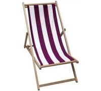 Transat JARDIN PRIVE Chilienne en bois Biarritz Tulipe Multicolore