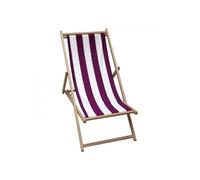Transat JARDIN PRIVE Chilienne en bois Biarritz Tulipe Multicolore