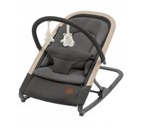 Maxi-Cosi Kori Chaise Transat Bebe 2-en-1 avec Arche à Jouets, 0-2 Ans, jusqu'à 15 kg, Baby Bouncer, 3 Positions d'Inclinaison, Léger & Compact, Harnais Facile à Installer, Eco Care, Beyond Graphite
