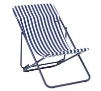 Lafuma Chaise Longue Maxi Transat Rayures Bleu