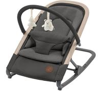 Maxi-Cosi Kori Chaise Transat Bebe 2-en-1 avec Arche à Jouets, 0-2 Ans, jusqu'à 15 kg, Baby Bouncer, 3 Positions d'Inclinaison, Léger & Compact, Harnais Facile à Installer, Eco Care, Beyond Graphite