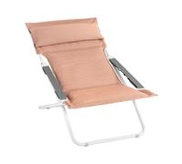 Transat Matelassé Pliant - Bayanne - Hedona - Orange Ocre - Lafuma Mobilier