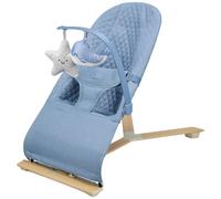 Transat Bébé Kinderkraft MIMI pliable léger dossier réglable 3 positions avec arche de jeux Nordic Breeze