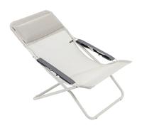 Transat pliant LAFUMA Transabed Batyline Iso Colorblock - Beige Seigle