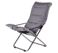 Transat pliant rembourré FIAM Fiesta Soft - Noir