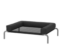 Transat Pour Animaux - Lit Pour Chien - Lit À Pieds Pour Chien Avec Contour Coussin Dim. 90 X 65 X 30 Cm - Noir