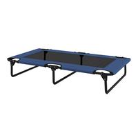 Transat Pour Animaux Pliable - Lit Pour Chien - Lit À Pieds Pour Chien Dim. 107 X 61 X 20 Cm - Bleu