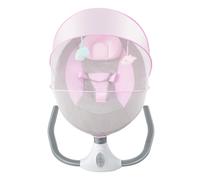 Transat pour bébé avec 4 vitesses réglables, lecteur MP3 et musique intégrés, housse de siège lavable en machine, poupées amovibles, chaise à bascule pour nouveau-nés de 0 à 18 mois