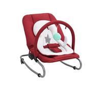Vidaxl Transat Pour Bébé Rouge Acier
