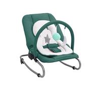 Transat pour Bébé Balançoire pour Tout-petits Berceau pour Bébé Siège Basculant Chambre à Coucher Maison Intérieur Vert Acier