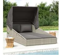 Transat - Non spécifié - Toit pliable - Résine tressée - 200x114x128 cm - Pliant