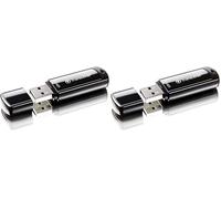 Transcend 128Go JetFlash 700 Clé USB 3.1 Gen 1 TS128GJF700 Noir (Lot de 2)