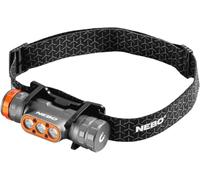 Transcend 1500 - Lampe Frontale Rechargeable Usb-C - Accessoires De Camping Et De Randonnée - Lampe Frontale Pour La Course À Pied Et Le Sport En Extérieur,Gris Acier