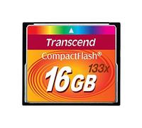 Transcend 16 Go Carte mémoire CompactFlash (CF) 133x TS16GCF133