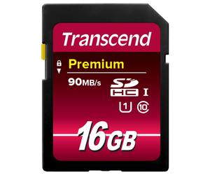 Transcend 16GB SDHC Class 10 UHS-I 16 Go NAND Classe 10