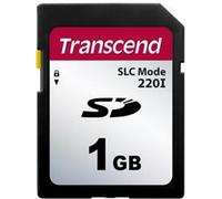 Transcend 1GB SD220I MLC priemyselná pamäťová karta (SLC Mode), 22MB/s R, 20MB/s W, čierna