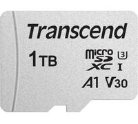 Transcend 1TB microSD UHS-I U3 A1 avec Adaptateur SD, FFP - TS1TUSD300S-AE