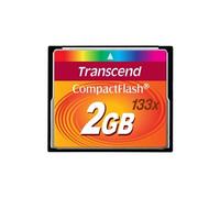 Transcend 2 go carte mémoire compactflash (cf) 133x ts2gcf133