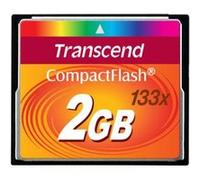 Transcend 2 go carte mémoire compactflash (cf) 133x ts2gcf133
