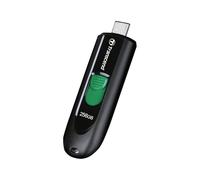 Transcend 256Go JetFlash 790 Clé USB 3.0, Type-C Clé USB 3.0, Noir | Clé USB 3.2 Gen 1, design rétractable sans capuchon avec porte-clés, stockage et sauvegarde de données