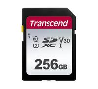 Transcend 256Go SDXC 300S Carte Mémoire UHS- I, C10, U3, V30, 4K, Full HD - TS256GSDC300S