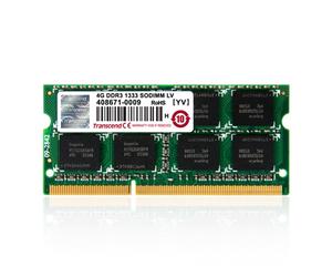 Transcend 2GB DDR3 module de mémoire 2 Go 1 x 8 Go 204-pin SO-DIMM