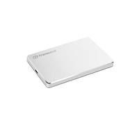 Transcend Disque dur externe portable StoreJet 25C3S 2 To USB-C USB 3.1 Gen1 2,5" Argent