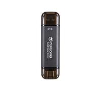 TRANSCEND 2To External SSD ESD310C USB 10Gbps Type C/A