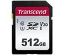 Transcend 300S - Carte mémoire flash - 512 Go - Video Class V30 / UHS-I U3 / Class10 - SDXC UHS-I G