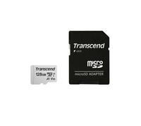 Transcend 300S - Carte mémoire flash (adaptateur inclus) - 128 Go - A1 / Video Class V30 / UHS-I U3 - microSDXC