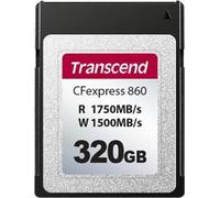Transcend 320GB CFExpress Card 2.0 SLC mode - CF Express Typ B | TS320GCFE860