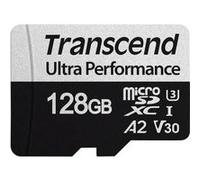 Transcend 340S - Carte mémoire flash - 128 Go - A2 / Video Class V30 / UHS-I U3 / Class10 - microSDXC G