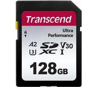 Transcend 340S - Carte mémoire flash - 128 Go - A2 / Video Class V30 / UHS-I U3 - SDXC UHS-I G