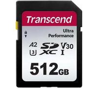 Transcend TS64GSDC340S Carte SDXC 512 GB A1 Application Performance Class, A2 Application Performance Class, v30 Video Speed