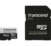 Transcend 340S - Carte mémoire flash - 64 Go - A2 / Video Class V30 / UHS-I U3 / Class10 - microSDXC