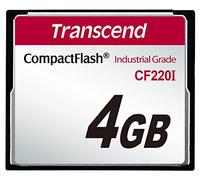 Transcend CF220I Industrial Temp - Carte mémoire flash - 4 Go - CompactFlash