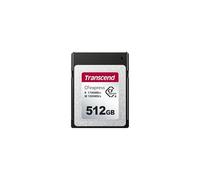 Transcend 512Go Carte mémoire CFexpress 820 2.0, 1700Mo/s, Type B Gen3x2 4K | Capture vidéo à vitesse de transfert ultra-rapide