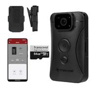 Transcend DrivePro Body 10 Caméra corporelle 1080P 64GB microSD - TS64GDPB10C
