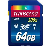 Transcend 64Go SDXC Class10 UHS I, 300X, 65536 MB, Secure Digital Extended Capacity (SDXC)