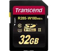 Transcend SDC700S Carte mémoire SDHC 32GB UHS-II, C10, U3, V90, 8K, Ultra HD, jusqu'à 285/180 MB/s, conçue pour appareils photo reflex et caméscopes avancés - TS32GSDC700S