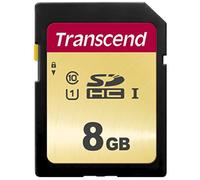 Transcend 500S - carte mémoire flash - 8 Go - SDHC UHS-I