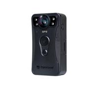 Transcend Caméra corporelle Police QHD 1440P 128GB STARVIS 2 Sensor IP68 étanche avec stabilisation d'image électrique, Vision Nocturne, GPS, pour Forces de l'ordre, Livraison - TS128GDPB40A