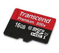 Transcend - Carte mémoire flash - 16 Go - UHS Class 1 / Class10 - micro SDHC G