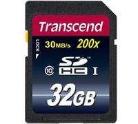 Transcend - Carte mémoire flash - 32 Go - Class 10 - SDHC G