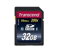 Transcend Carte m?Moire Flash - 32 Go - Class 10 - SDHC