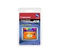 Transcend - carte mémoire flash - 4 Go - CompactFlash
