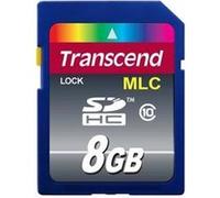 Transcend - Carte mémoire flash - 8 Go - Class 10 - SDHC G