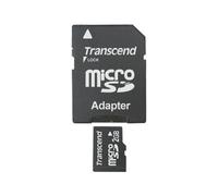 Transcend - Carte mémoire flash (adaptateur SD inclus(e)) - 2 Go - micro SD