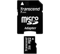 Transcend - Carte mémoire flash (adaptateur SD inclus(e)) - 2 Go - micro SD G