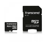 Transcend Carte mémoire microSDHC TS4GUSDHC4